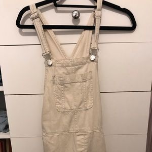 Cream colored overalls